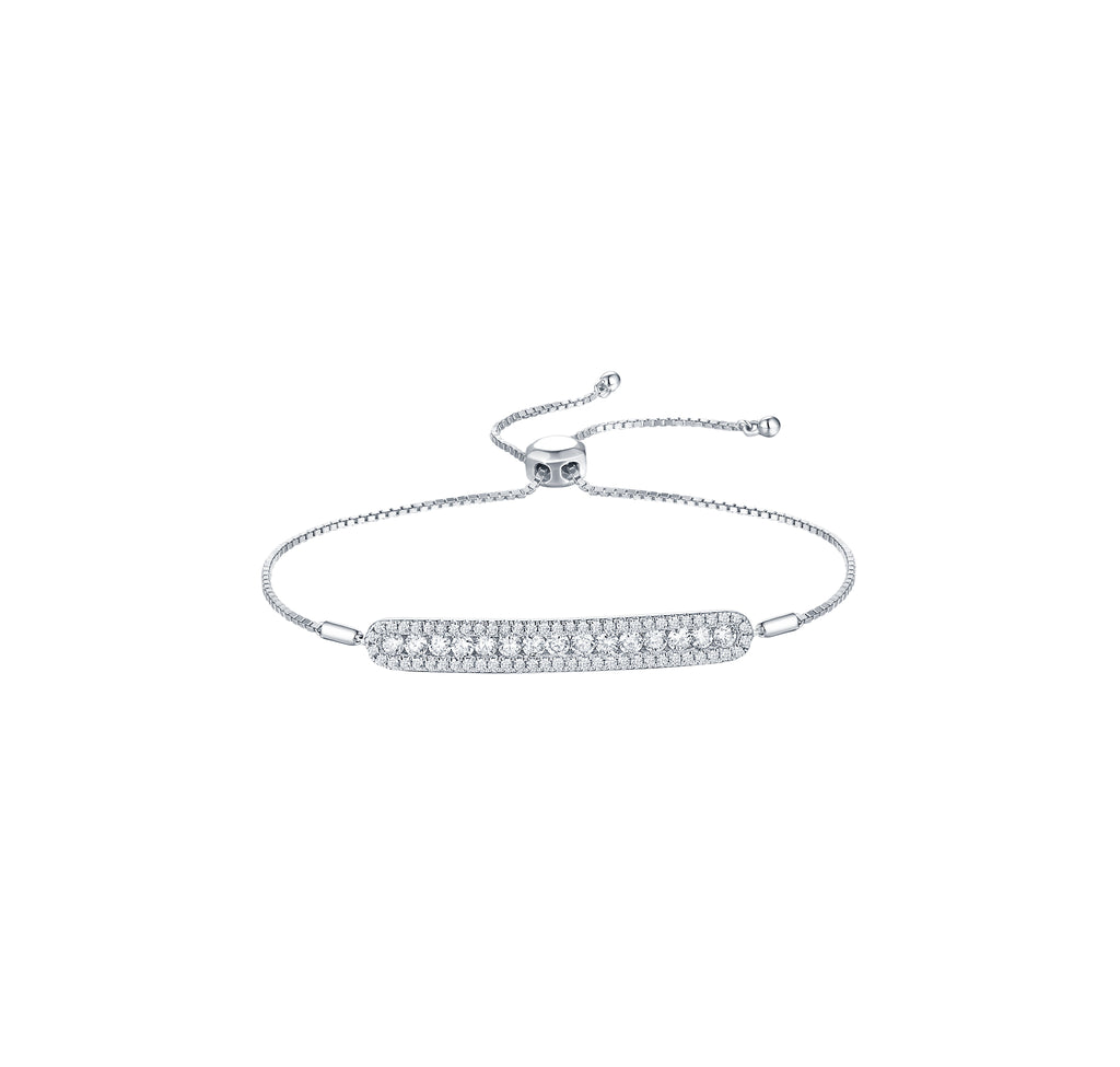 Essentials 1.06ct Diamond Bar Bracelet BL-00259WHT