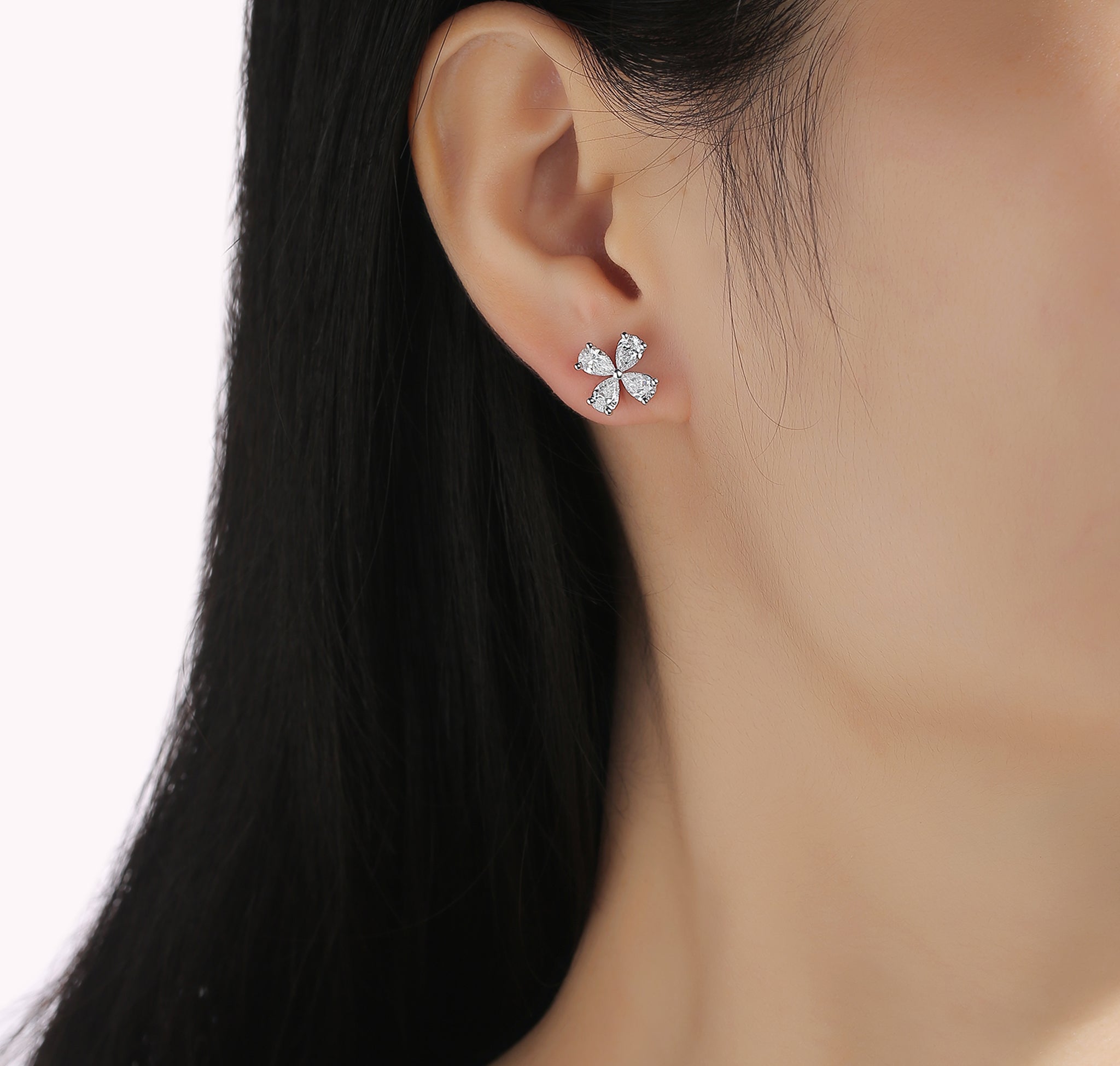 Lab-Grown Diamond Stud Earrings, Sustainable Style