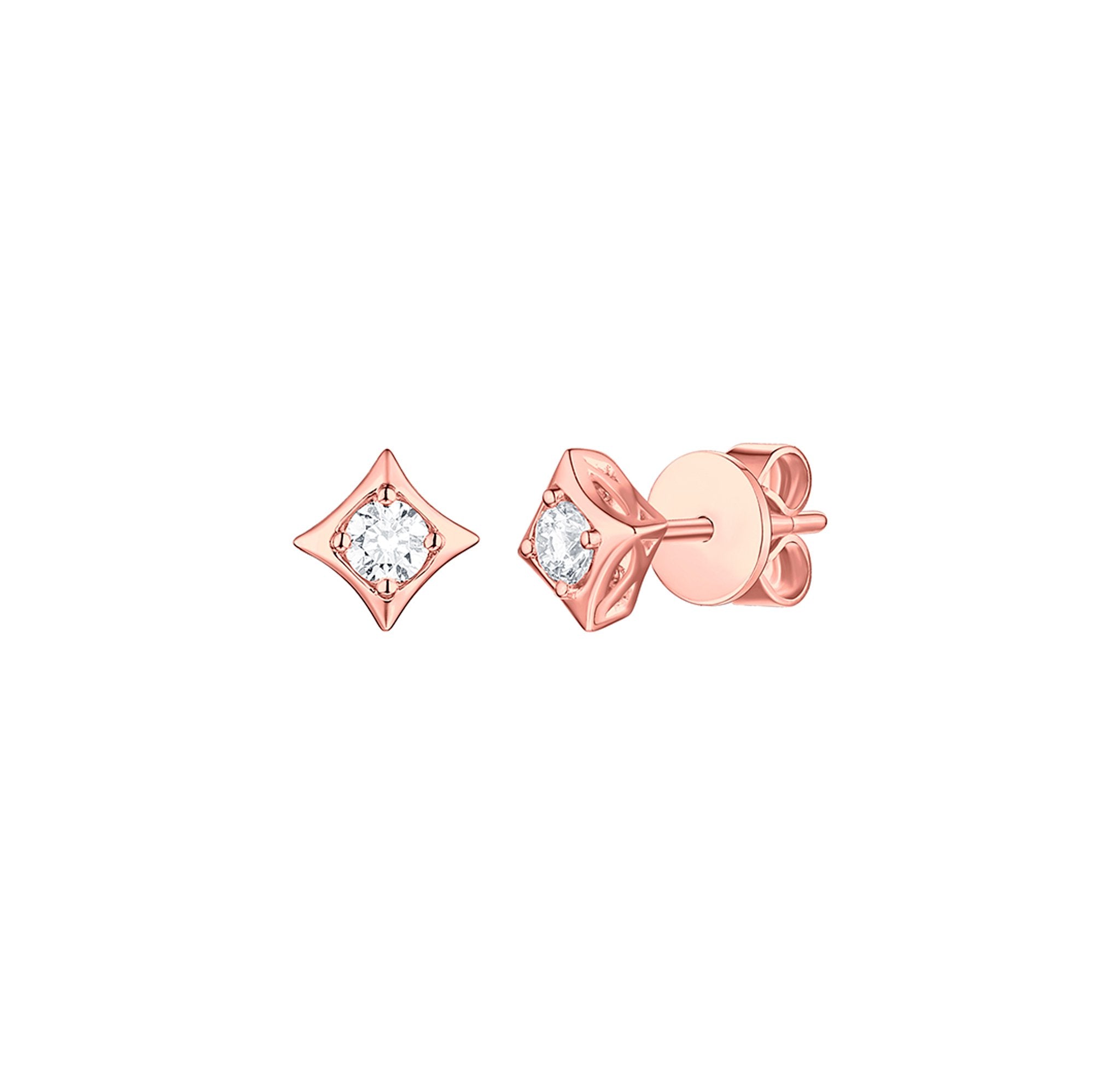 Sparkle 0.22ctw Lab Grown Diamond Earrings E-00609WHT Sparkle 0.22ctw Lab Grown Diamond Earrings E-00609WHT
