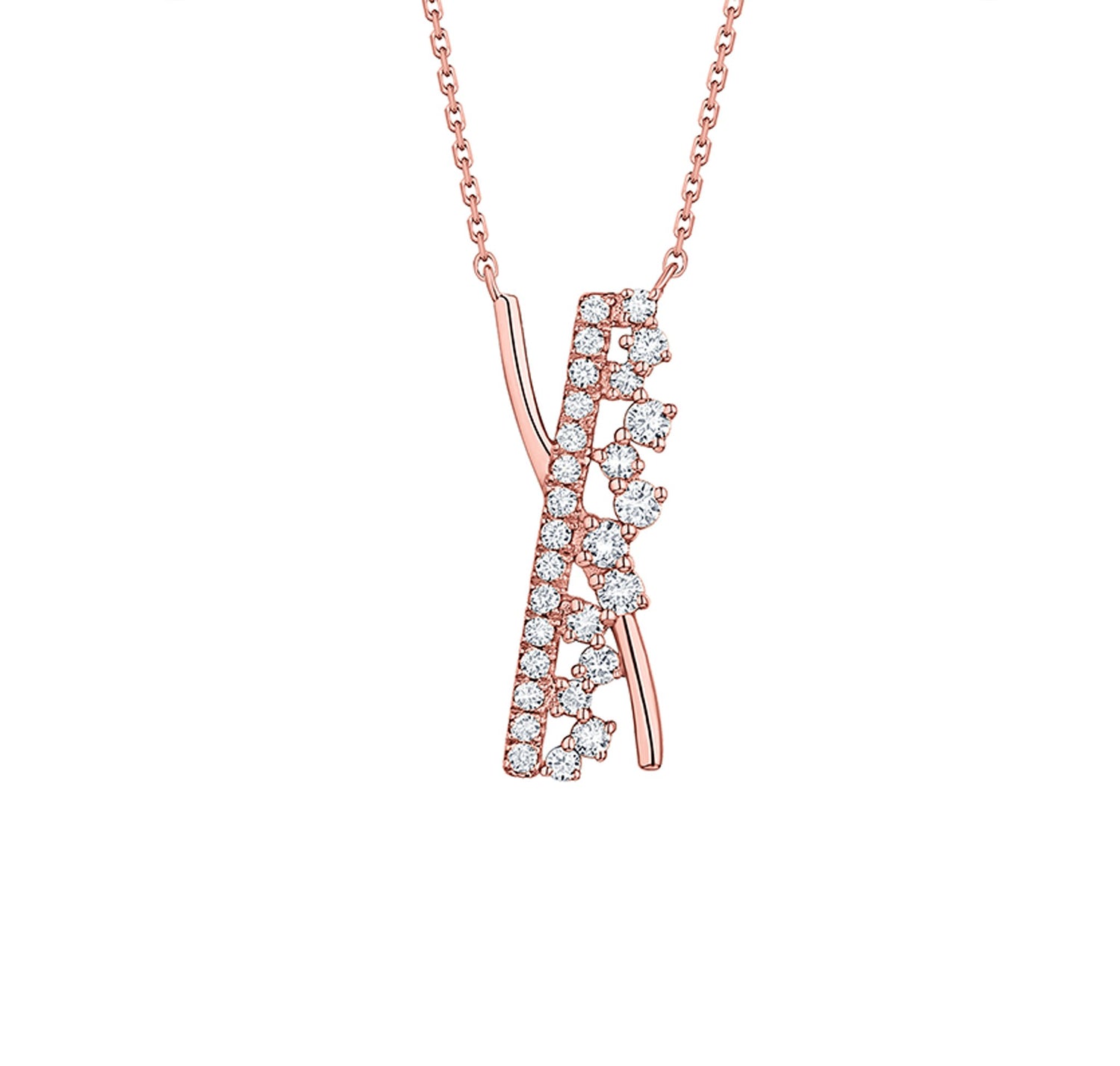 Gorgeous 0.35 Ct Diamond Necklace Pendant - Smiling Rocks