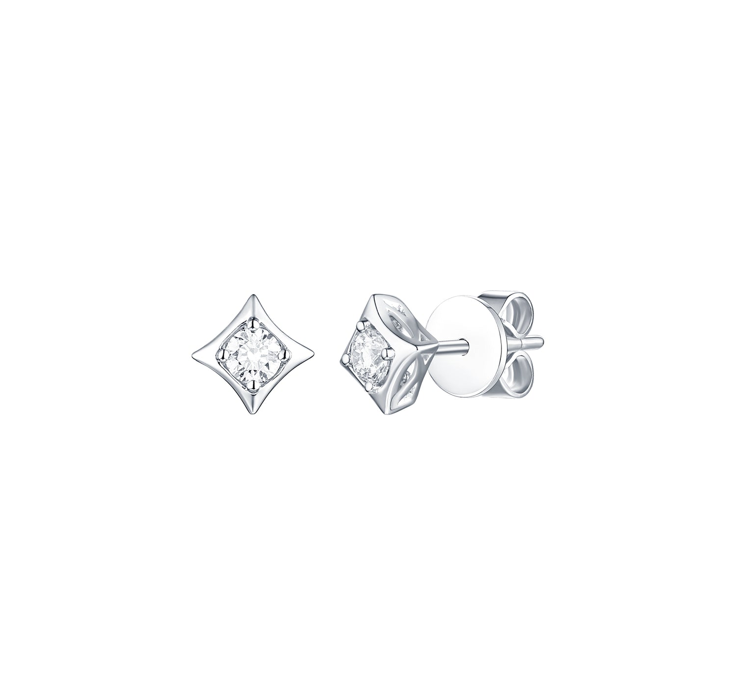 Sparkle 0.22ctw Lab Grown Diamond Earrings E-00609WHT