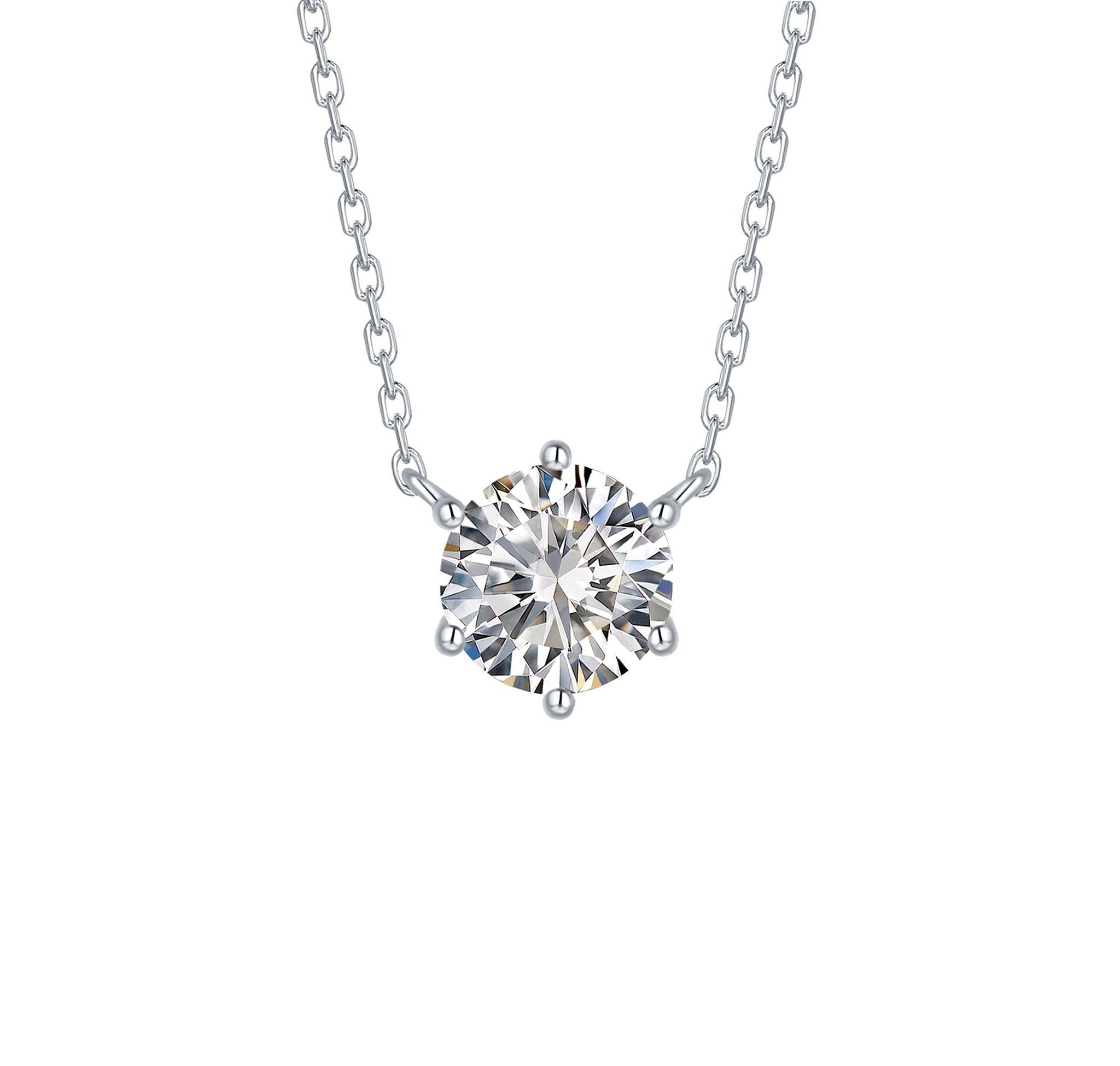 Lab Grown Diamond Jewelry Diamond Necklace 1CT Round Cut - China Lab Diamond  and Synthetic Diamond price | Made-in-China.com