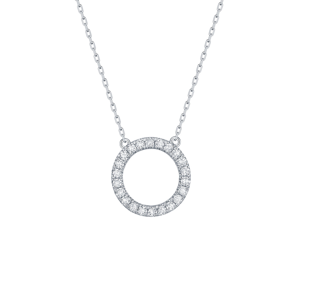 Gift Initial Lab Grown Diamond Necklace–Smiling Rocks