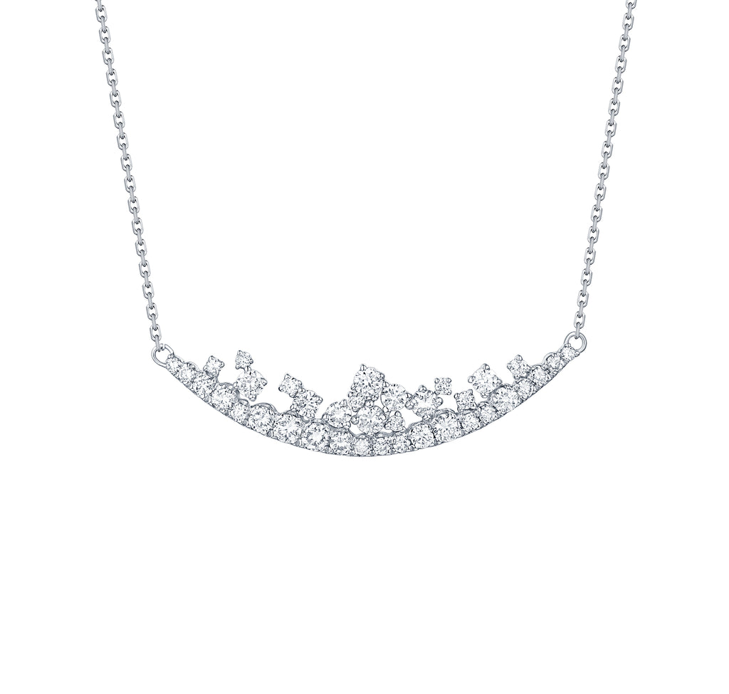 Get Beautiful Drizzle 0.79ct Diamond Necklace | Smiling Rocks