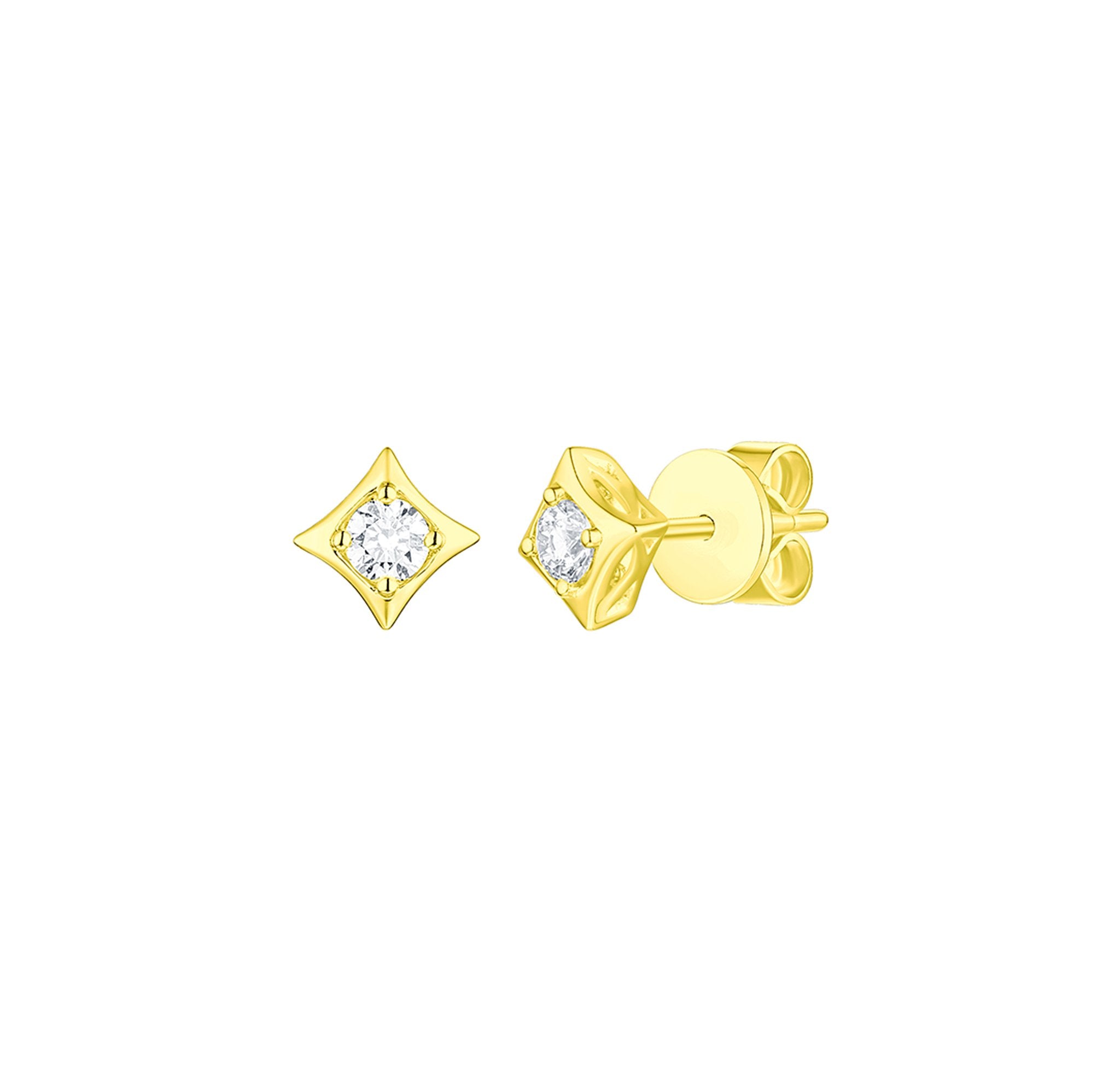 送料税込【AMY O】Tiny Gemstone Flat Back Stud (3色) 国内発送 14K Flat Back Earrings – AMYO Jewelry