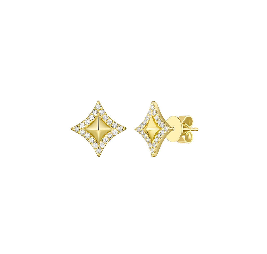 Sparkles Halo 0.24ctw Lab Grown Diamond Studs E-00706WHT–Smiling Rocks