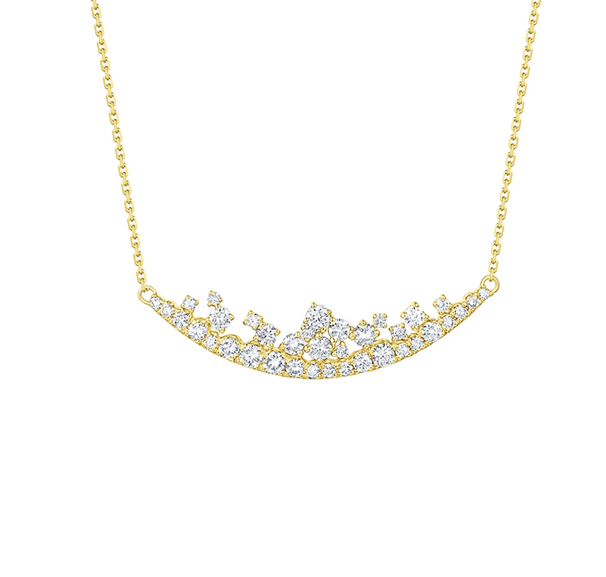 Get Beautiful Drizzle 0.79ct Diamond Necklace | Smiling Rocks Get Beautiful Drizzle 0.79ct Diamond Necklace | Smiling Rocks